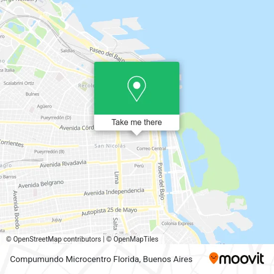 Compumundo Microcentro Florida map