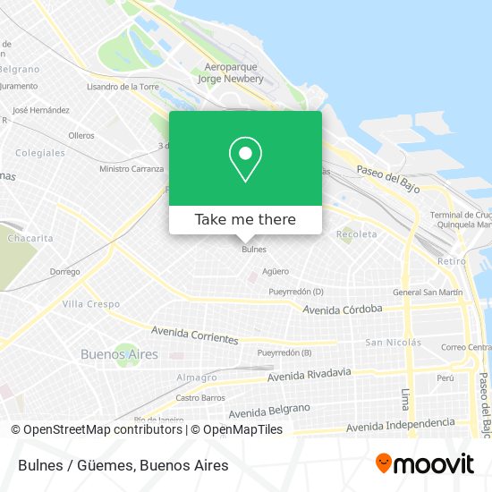 Bulnes / Güemes map