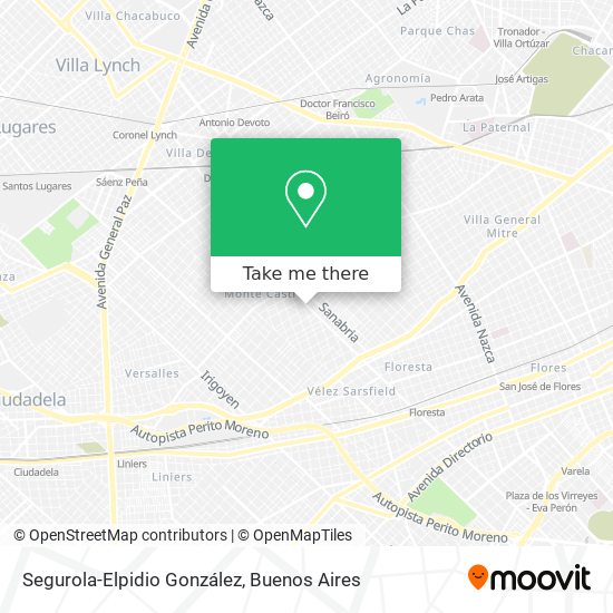 Segurola-Elpidio González map