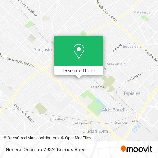 General Ocampo 2932 map