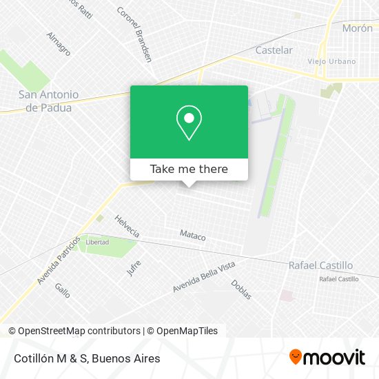 Cotillón M & S map