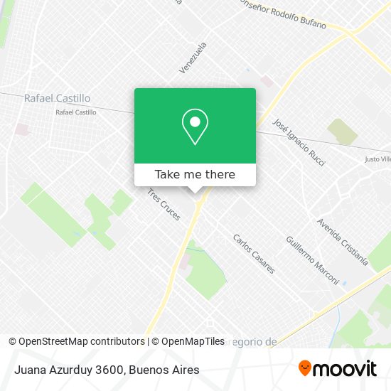 Mapa de Juana Azurduy 3600