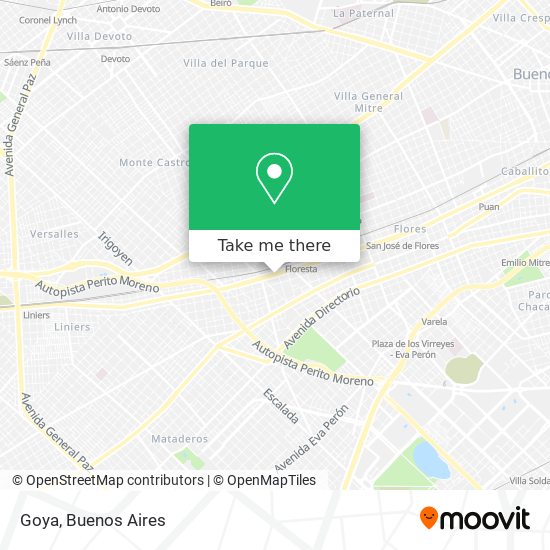 Mapa de Goya