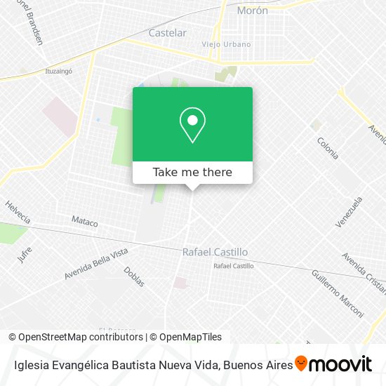 Iglesia Evangélica Bautista Nueva Vida map