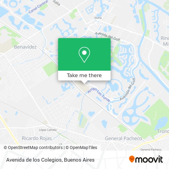 Mapa de Avenida de los Colegios