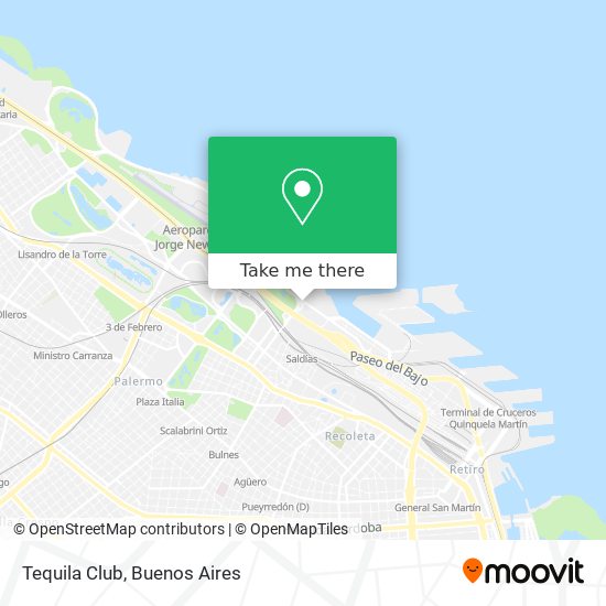 Tequila Club map