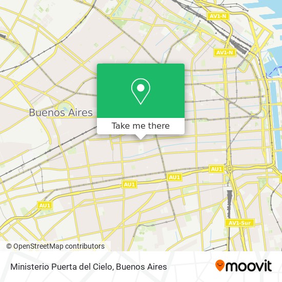 Ministerio Puerta del Cielo map