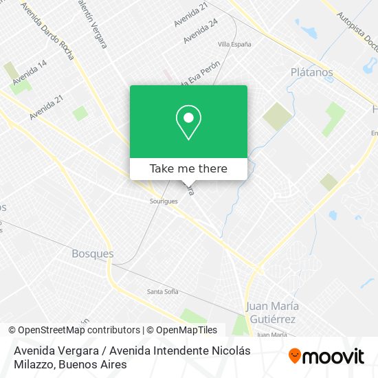 Avenida Vergara / Avenida Intendente Nicolás Milazzo map