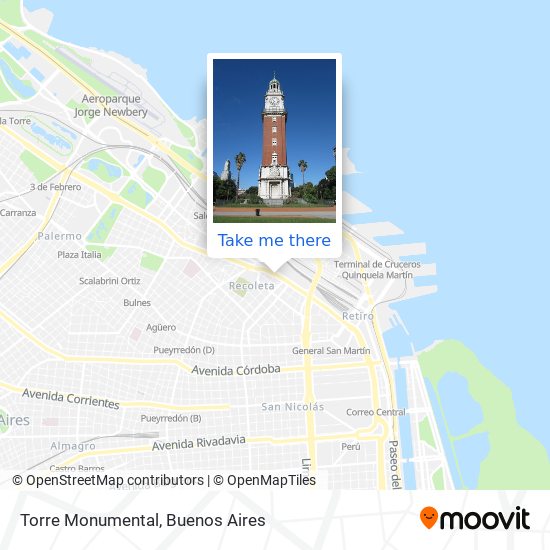 Torre Monumental map