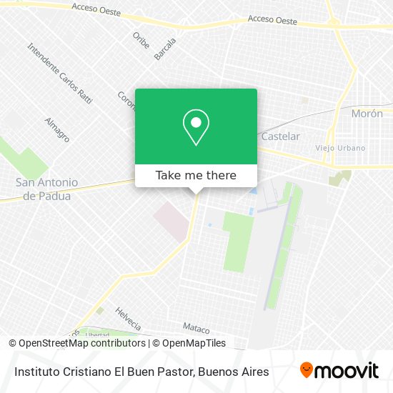 Instituto Cristiano El Buen Pastor map