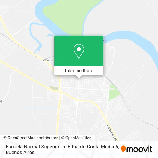 Escuela Normal Superior Dr. Eduardo Costa Media 6 map