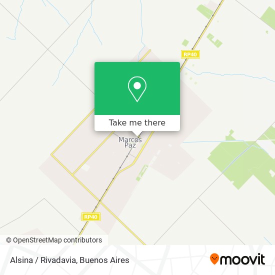 Alsina / Rivadavia map