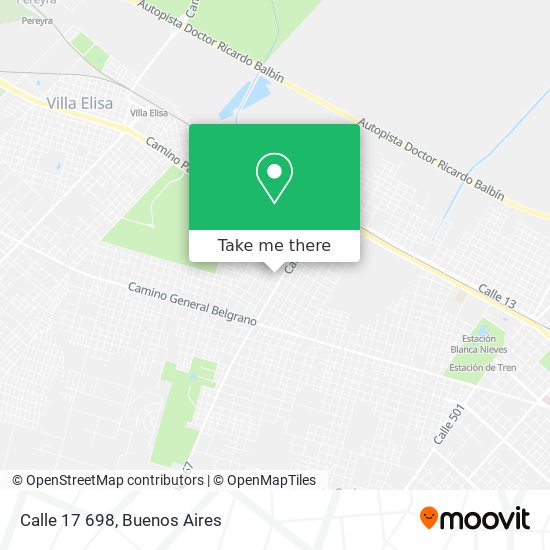 Calle 17 698 map