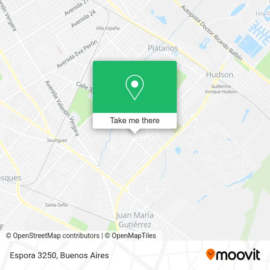 Mapa de Espora 3250