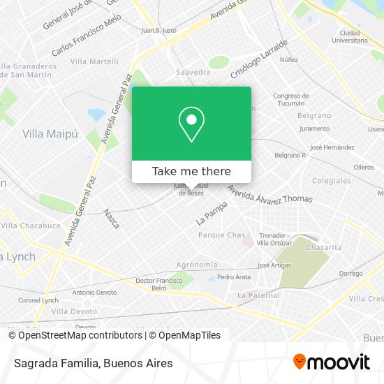 Sagrada Familia map