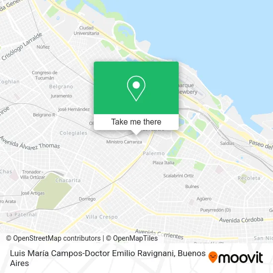 Mapa de Luis María Campos-Doctor Emilio Ravignani