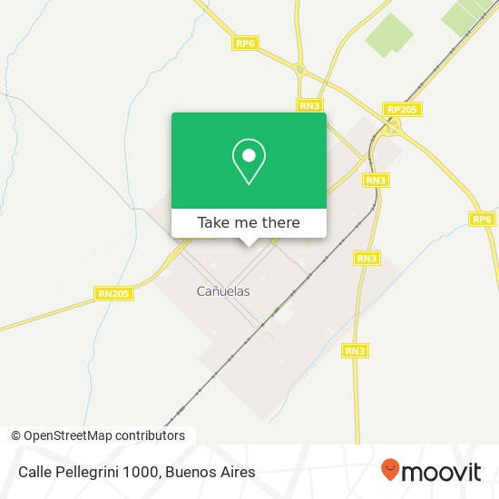 Calle Pellegrini 1000 map