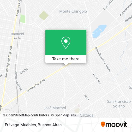 Frávega-Muebles map