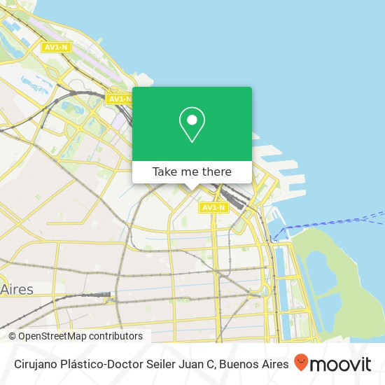 Mapa de Cirujano Plástico-Doctor Seiler Juan C