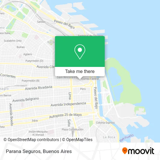 Mapa de Parana Seguros