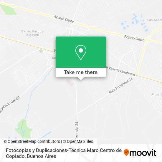 Fotocopias y Duplicaciones-Tecnica Maro Centro de Copiado map