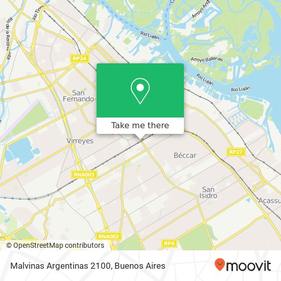 Malvinas Argentinas 2100 map