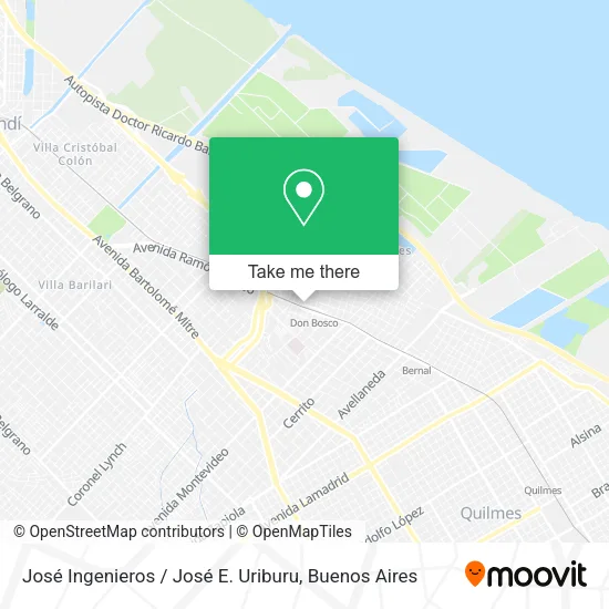 Mapa de José Ingenieros / José E. Uriburu