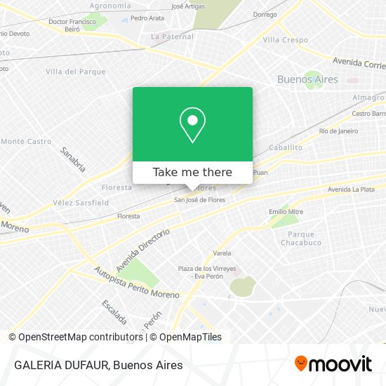 GALERIA DUFAUR map