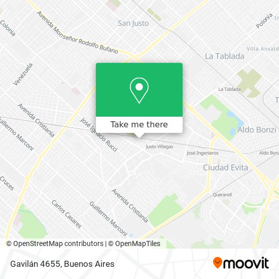 Gavilán 4655 map