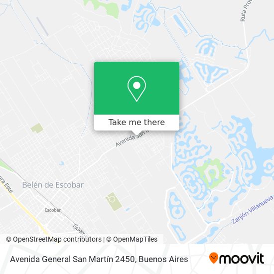 Avenida General San Martín 2450 map