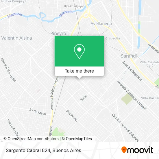 Sargento Cabral 824 map