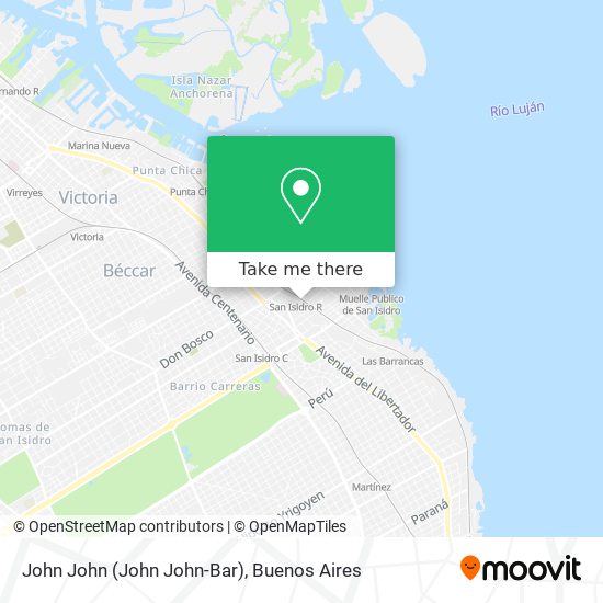 John John (John John-Bar) map