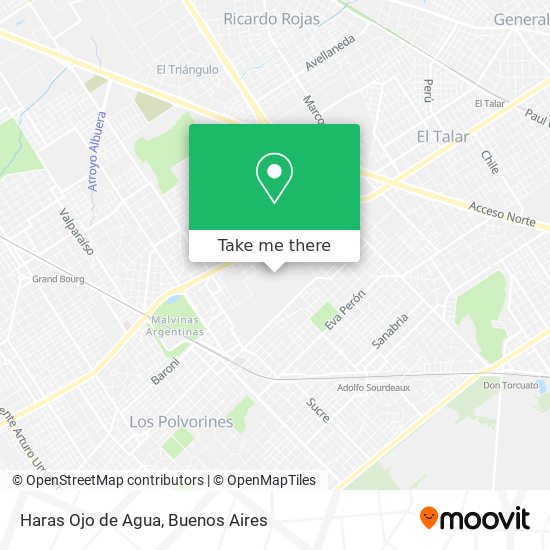 Haras Ojo de Agua map