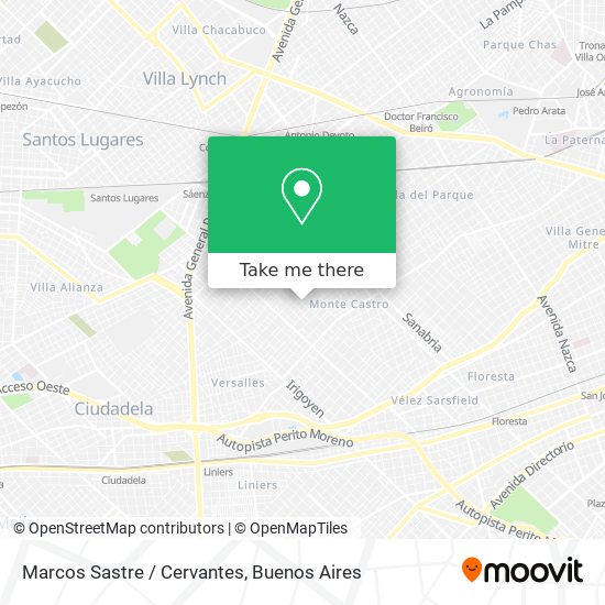 Marcos Sastre / Cervantes map