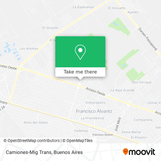 Camiones-Mig Trans map