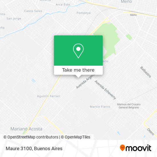 Mapa de Maure 3100