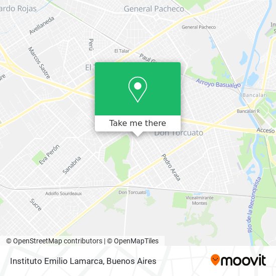 Instituto Emilio Lamarca map