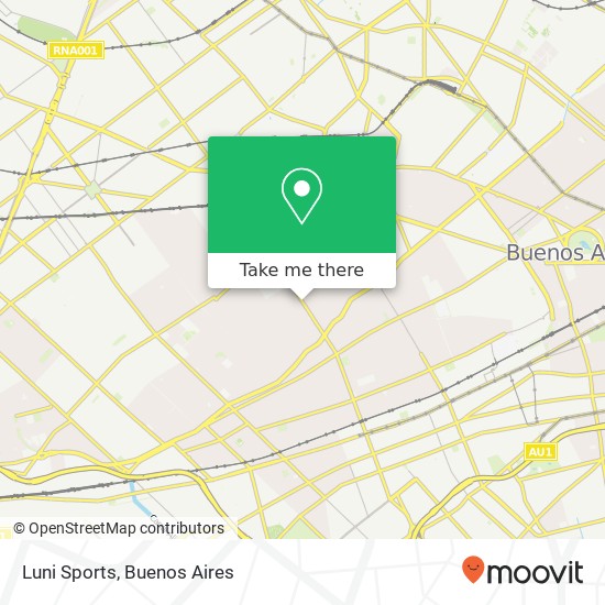 Luni Sports map