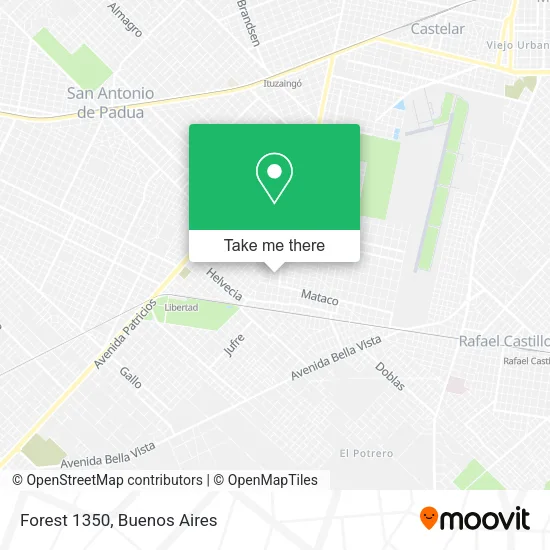 Mapa de Forest 1350