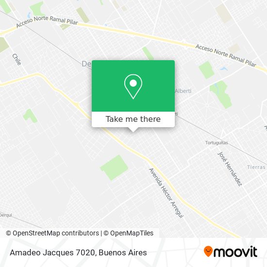 Amadeo Jacques 7020 map