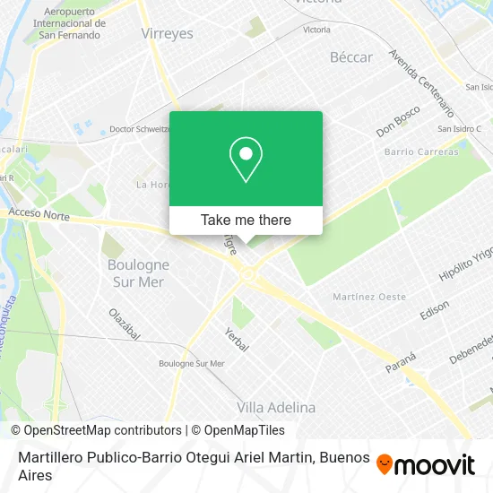 Martillero Publico-Barrio Otegui Ariel Martin map