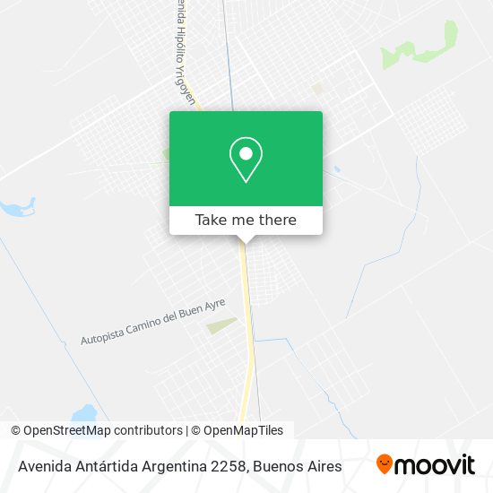 Avenida Antártida Argentina 2258 map