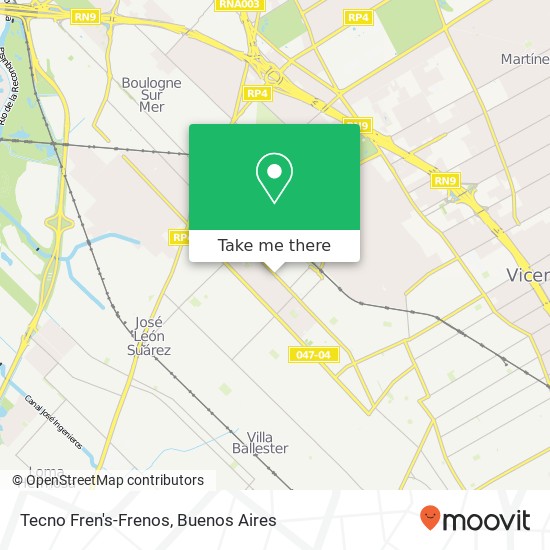 Tecno Fren's-Frenos map