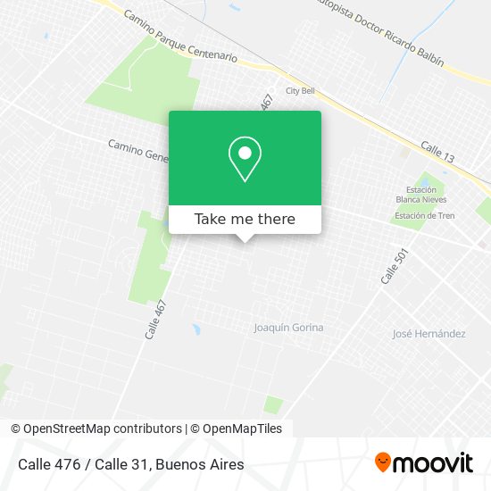 Calle 476 / Calle 31 map