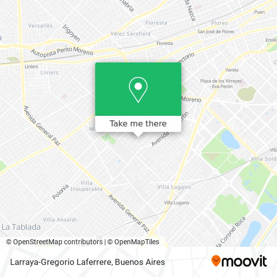 Mapa de Larraya-Gregorio Laferrere