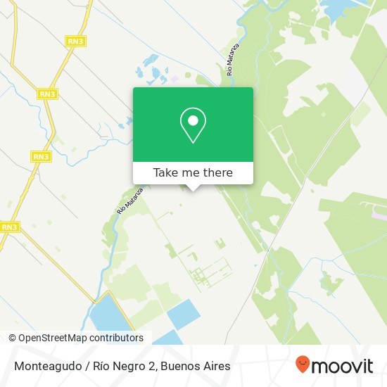 Monteagudo / Río Negro 2 map