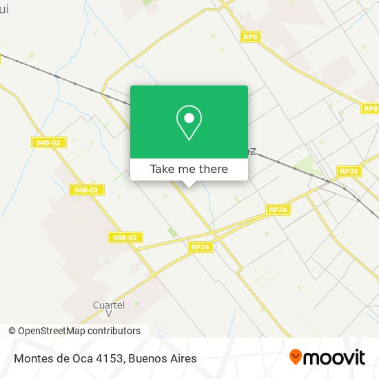 Montes de Oca 4153 map