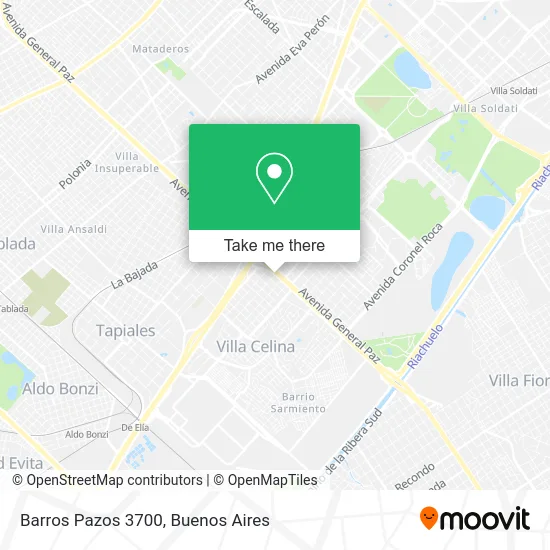 Barros Pazos 3700 map