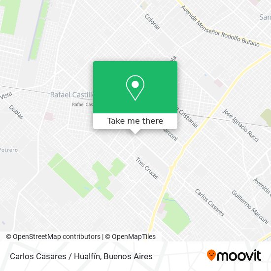 Mapa de Carlos Casares / Hualfín