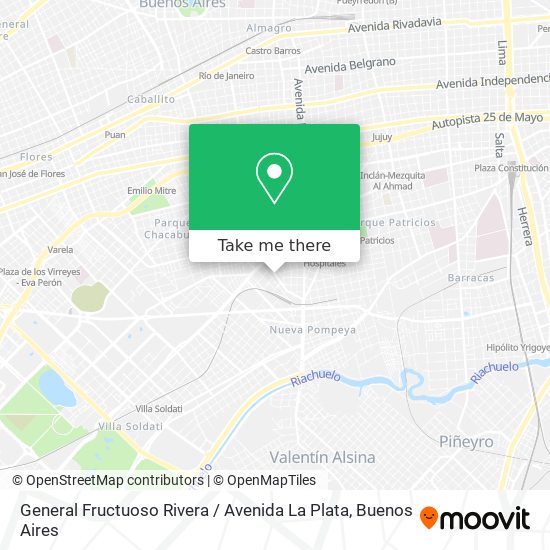 General Fructuoso Rivera / Avenida La Plata map
